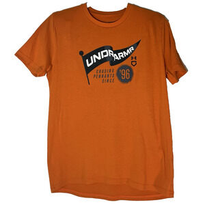 Under Armour Youth Orange Pennants Short Sleeve T Shirt Reg Size L